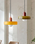 VividGlow - Bauhaus Colored Glass Pendant