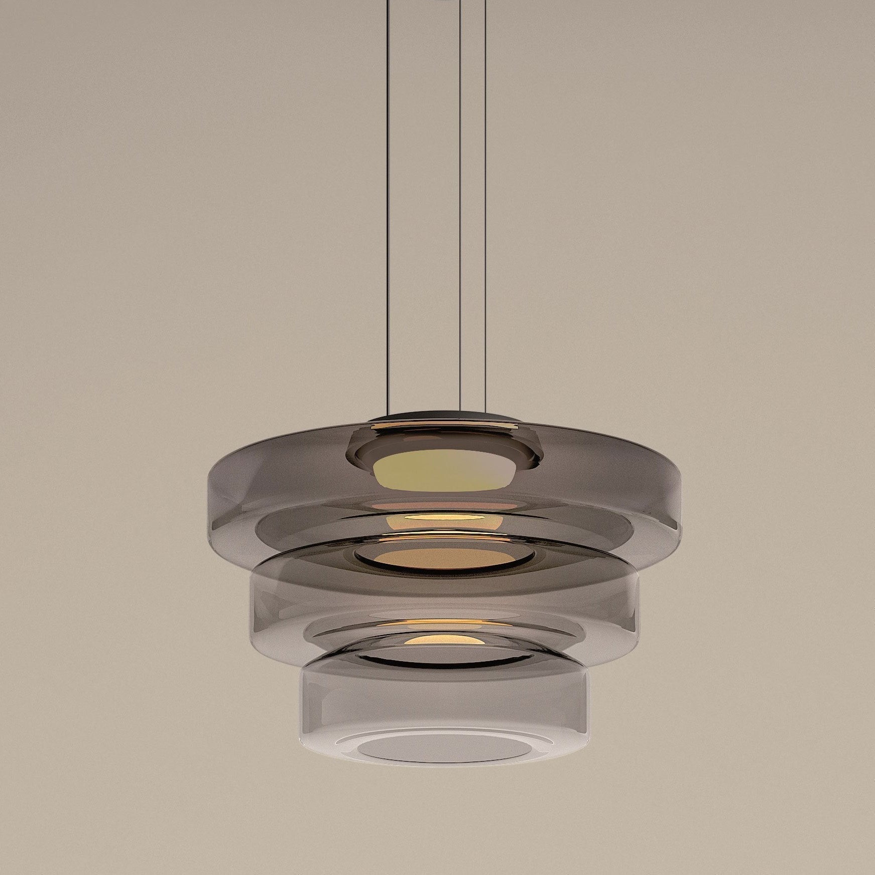 GeoGlow - Bauhaus Glass Pendant Light