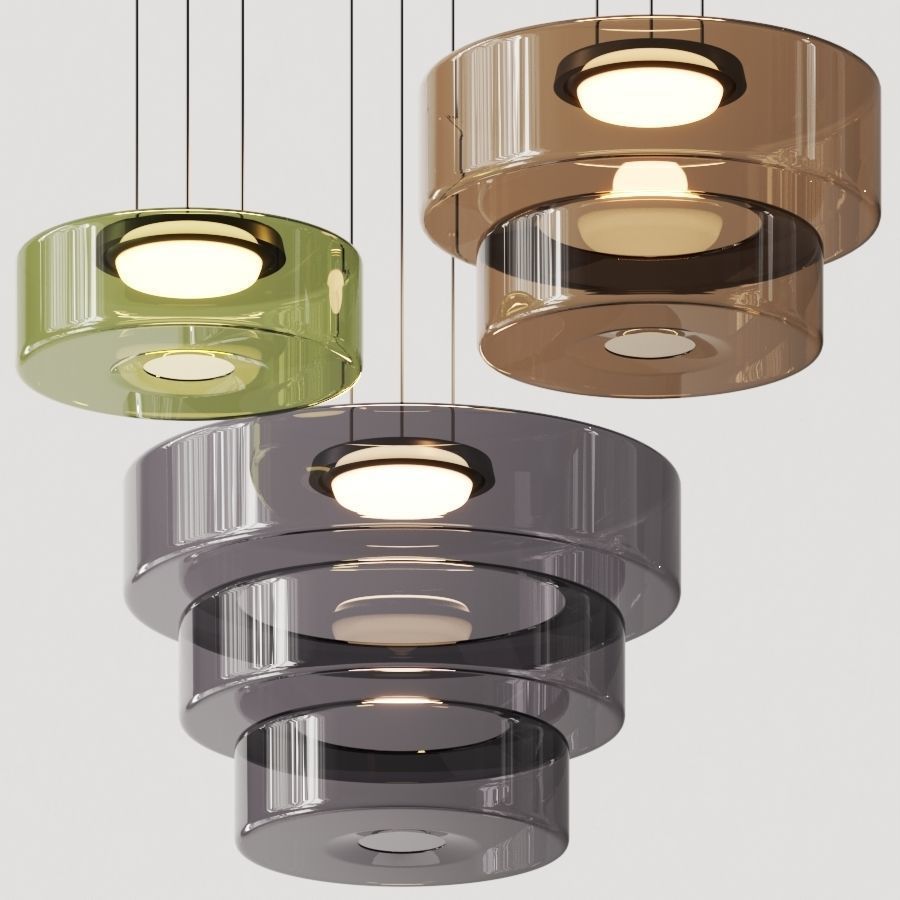 GeoGlow - Bauhaus Glass Pendant Light