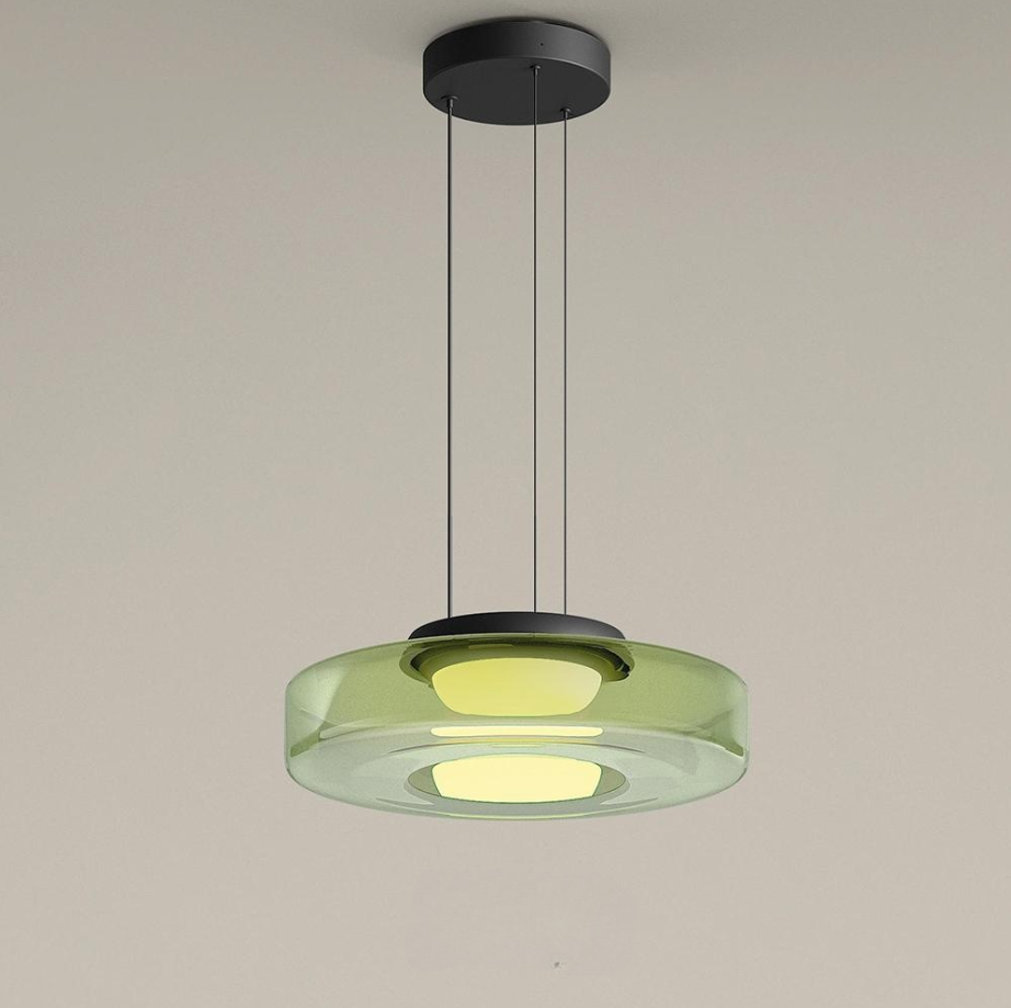 GeoGlow - Bauhaus Glass Pendant Light