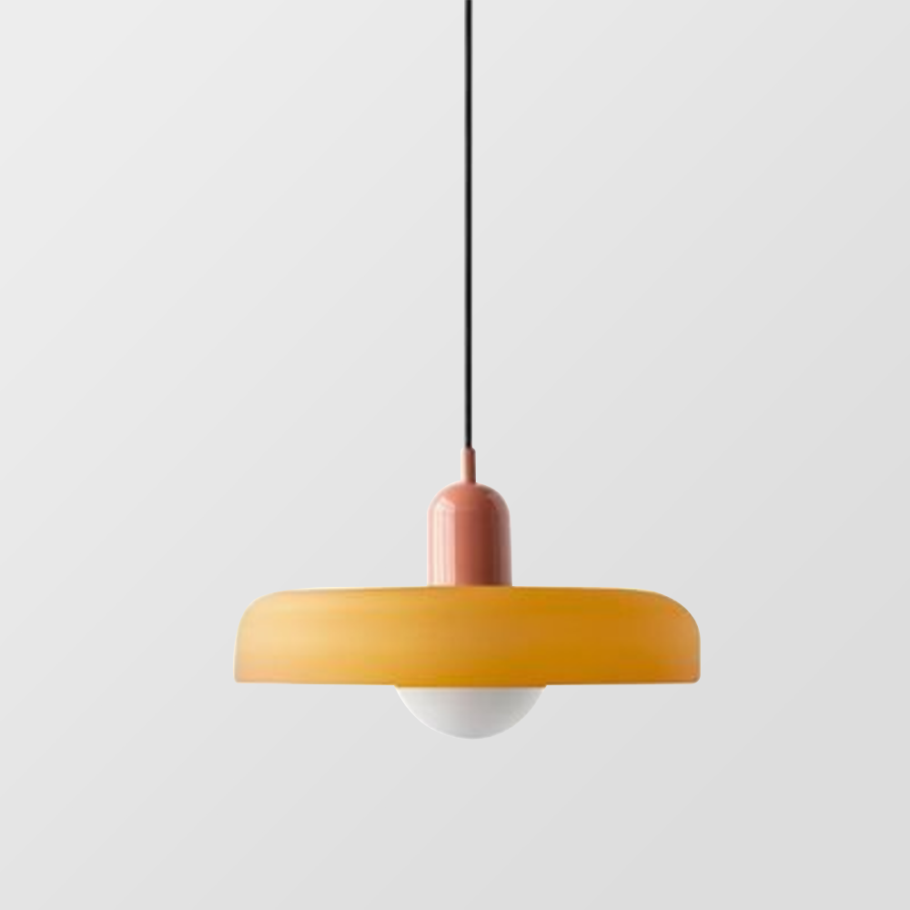 VividGlow - Bauhaus Colored Glass Pendant