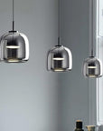 EbonyAura - Glass Pendant Light