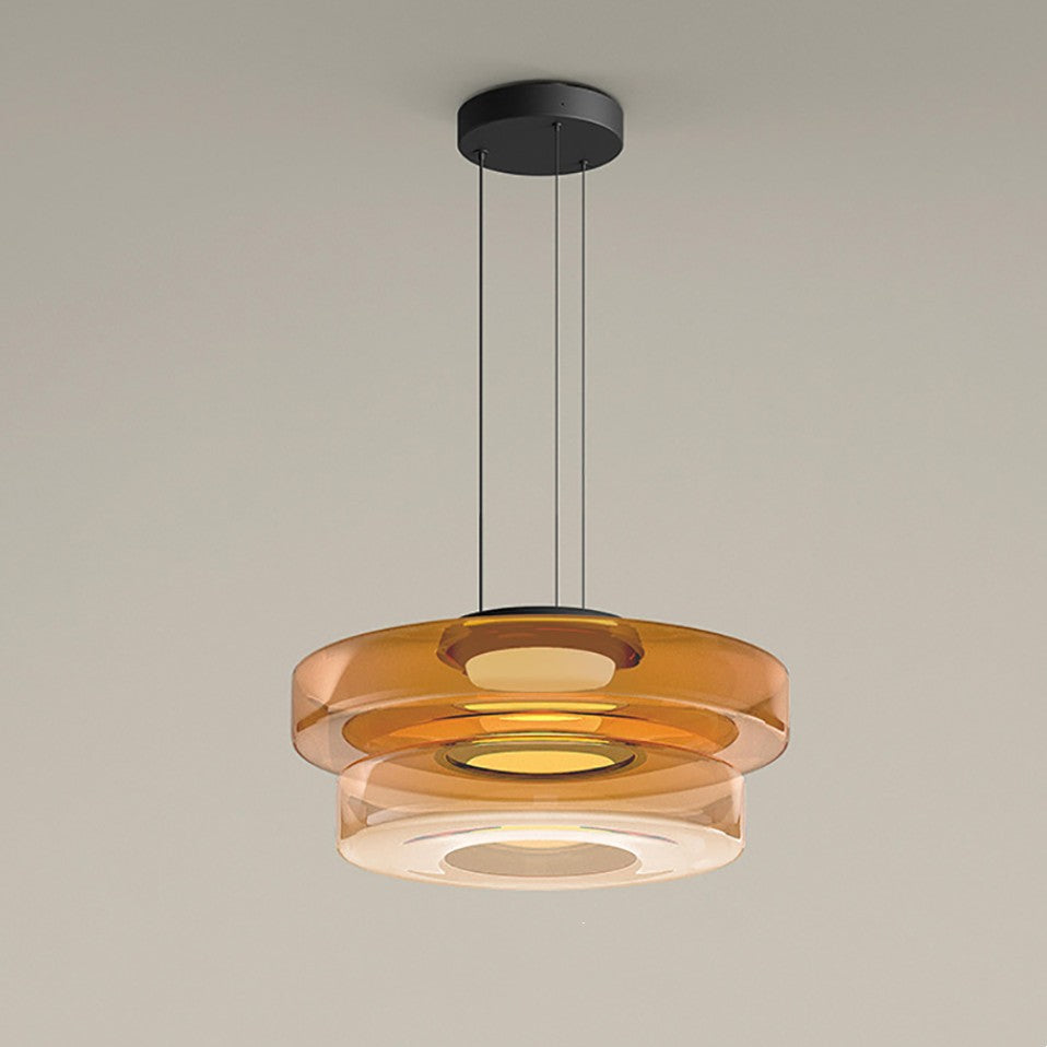 GeoGlow - Bauhaus Glass Pendant Light