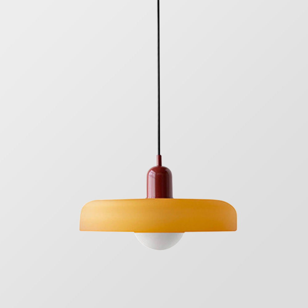VividGlow - Bauhaus Colored Glass Pendant