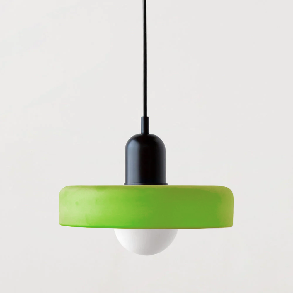 VividGlow - Bauhaus Colored Glass Pendant