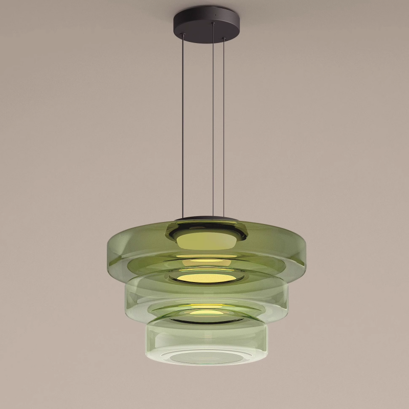 GeoGlow - Bauhaus Glass Pendant Light