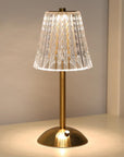 CrystalGlow - Luxurious Gold Table Lamp