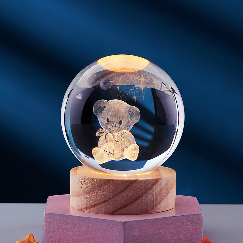 CrystalBeam - 3D Crystal Night Light