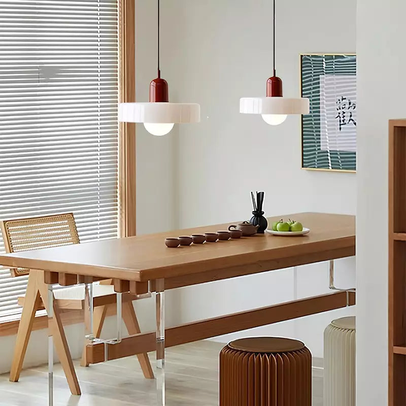 VividGlow - Bauhaus Colored Glass Pendant