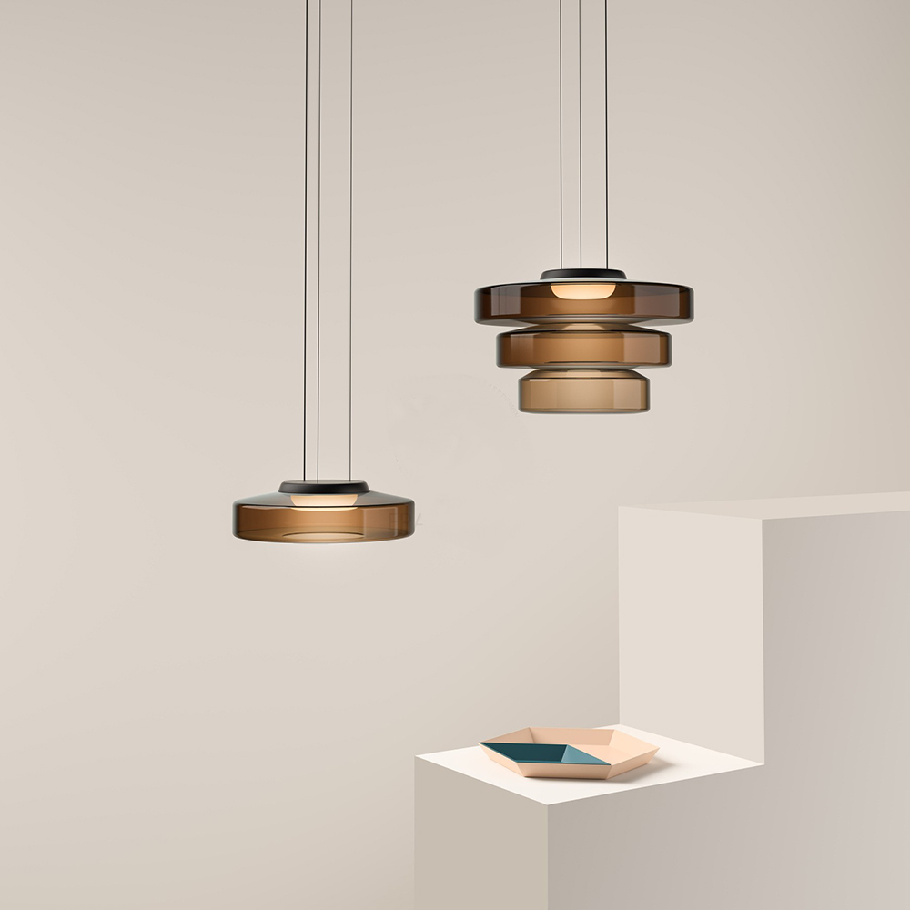 GeoGlow - Bauhaus Glass Pendant Light