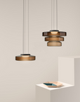 GeoGlow - Bauhaus Glass Pendant Light