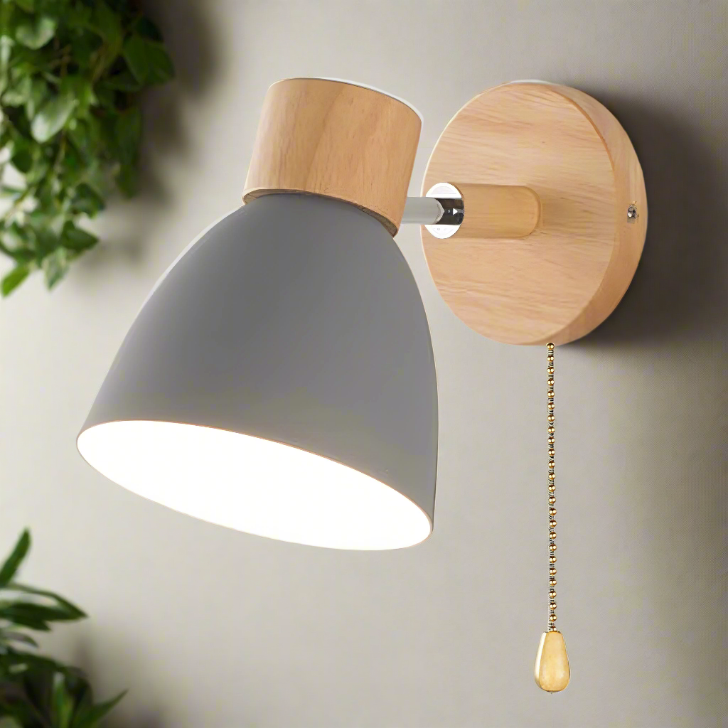 WoodenAura - Nordic Modern Hanging Wall Light