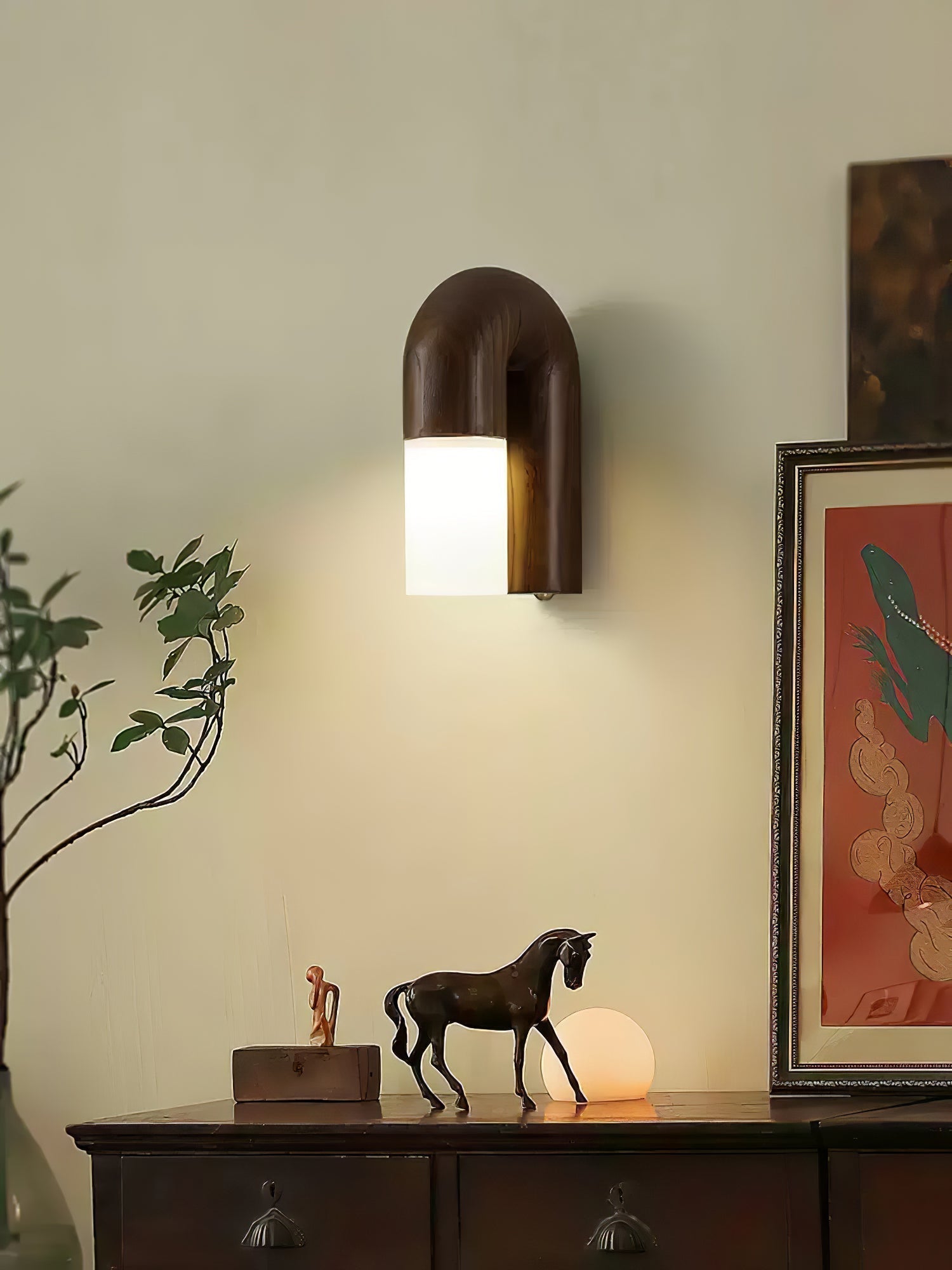 WoodenGlow - Arc Wall Lamp