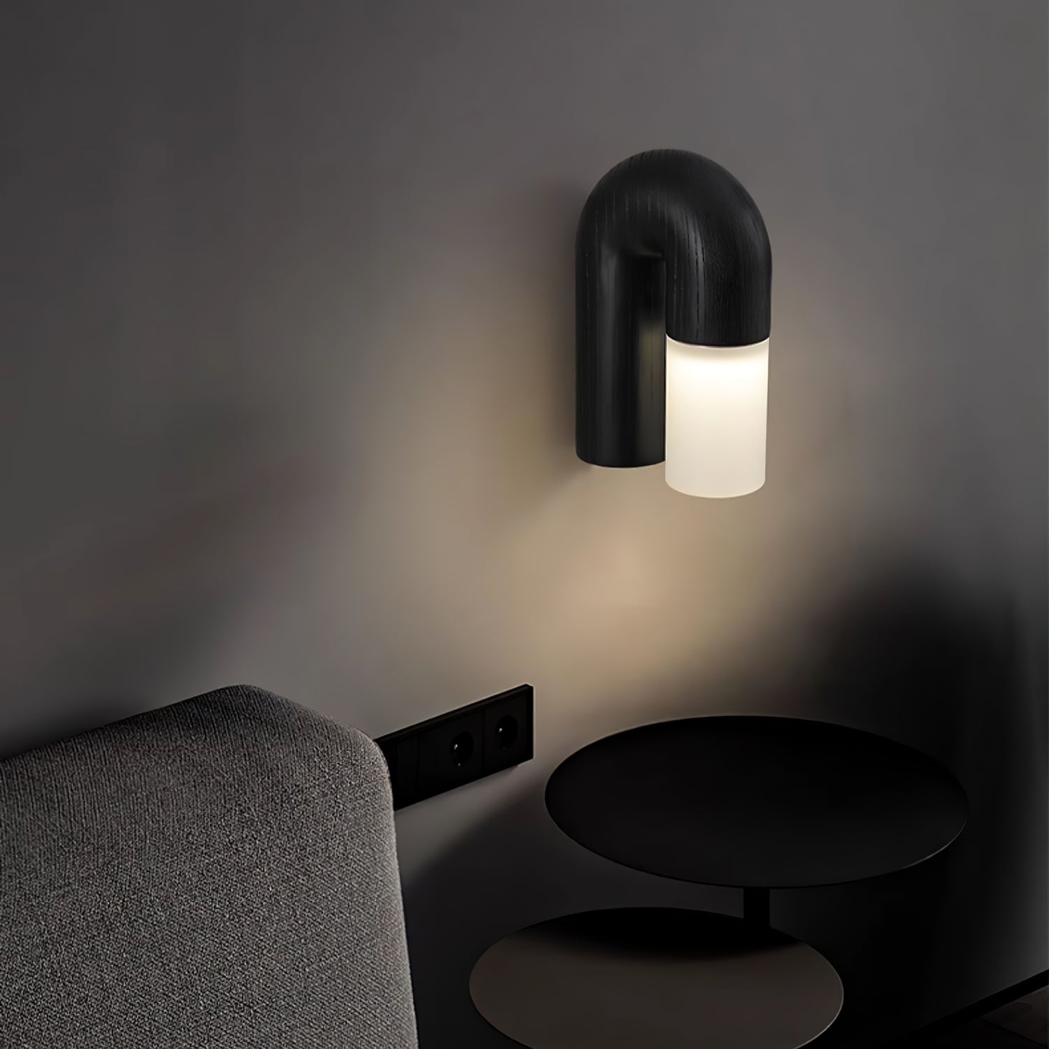 WoodenGlow - Arc Wall Lamp