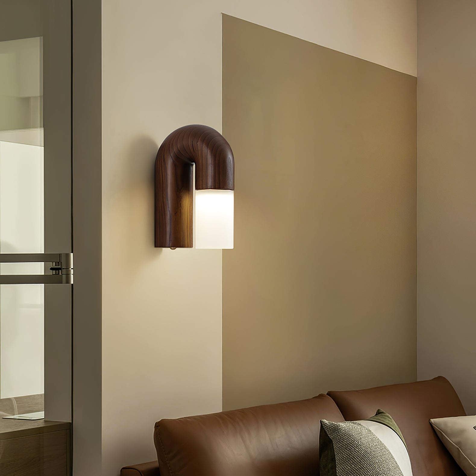 WoodenGlow - Arc Wall Lamp
