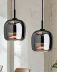 EbonyAura - Glass Pendant Light