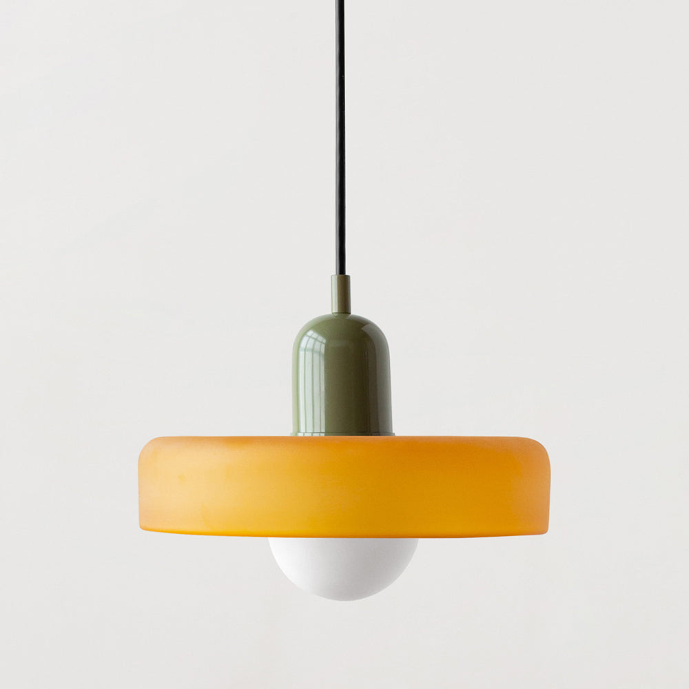 VividGlow - Bauhaus Colored Glass Pendant