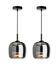 EbonyAura - Glass Pendant Light