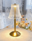 CrystalGlow - Luxurious Gold Table Lamp