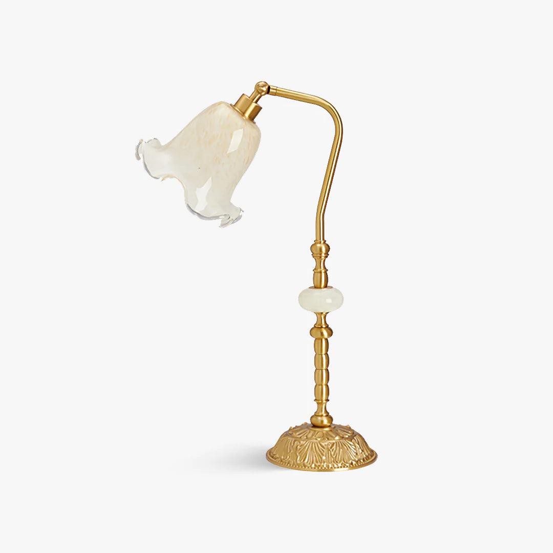 BrassBloom - Elegant Tulip Table Lamp