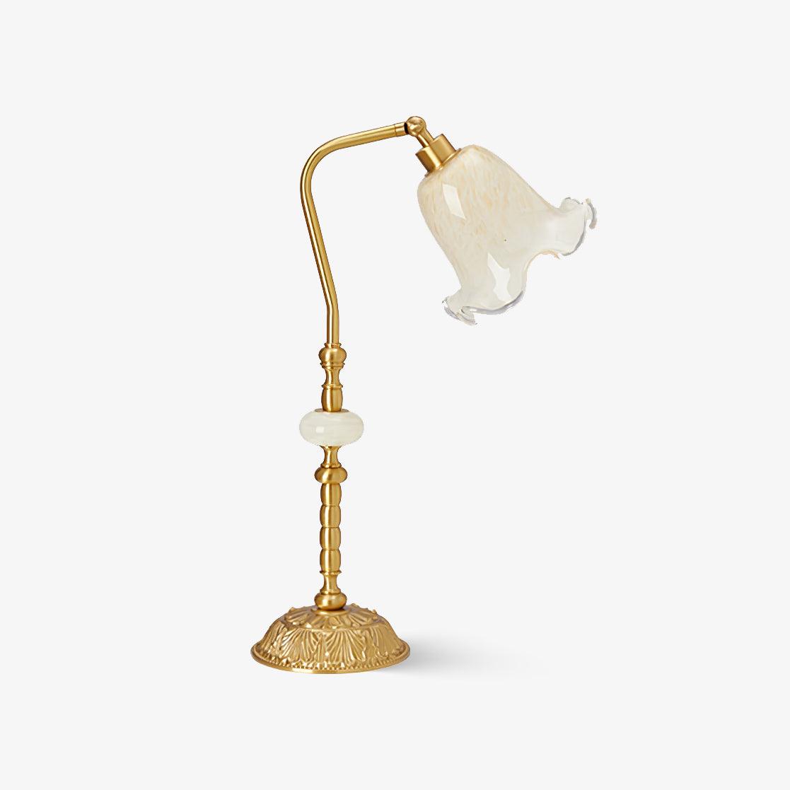 BrassBloom - Elegant Tulip Table Lamp