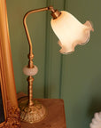 BrassBloom - Elegant Tulip Table Lamp