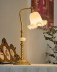 BrassBloom - Elegant Tulip Table Lamp