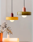 VividGlow - Bauhaus Colored Glass Pendant
