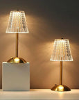 CrystalGlow - Luxurious Gold Table Lamp