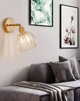 BloomGlow - Retro Flower-Shaped Wall Lamp